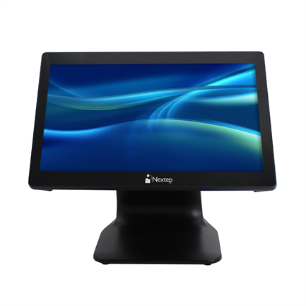 Monitor Nextep 15.6" Touch Screen Punto de Venta LCD Alto Brillo y Resolucion Con Base - Imagen 4